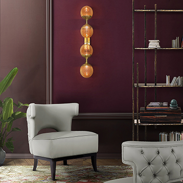 For a cozy yet elegant living room, playing with color is the best way to go. A calm and intense interior design is what every room should have.